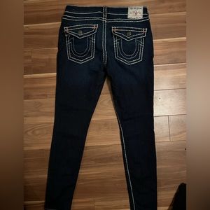 TRUE RELIGION Halle Mid Rise Super Skinny Super T’s